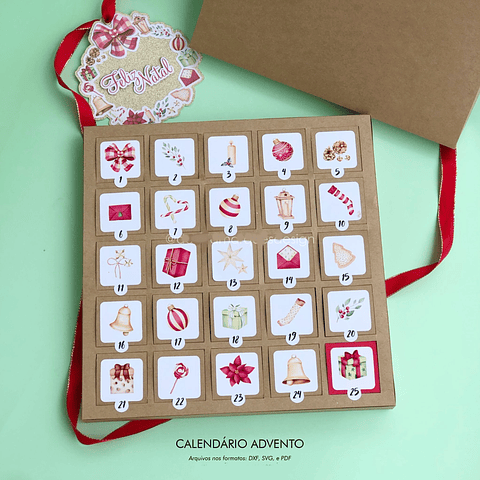 Arquivo de Corte Calendário Advento