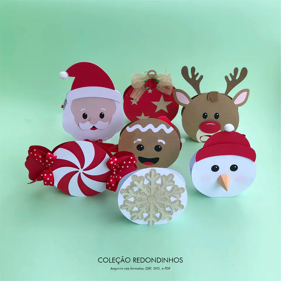 Arquivo de Corte Redondinhos Natal 1
