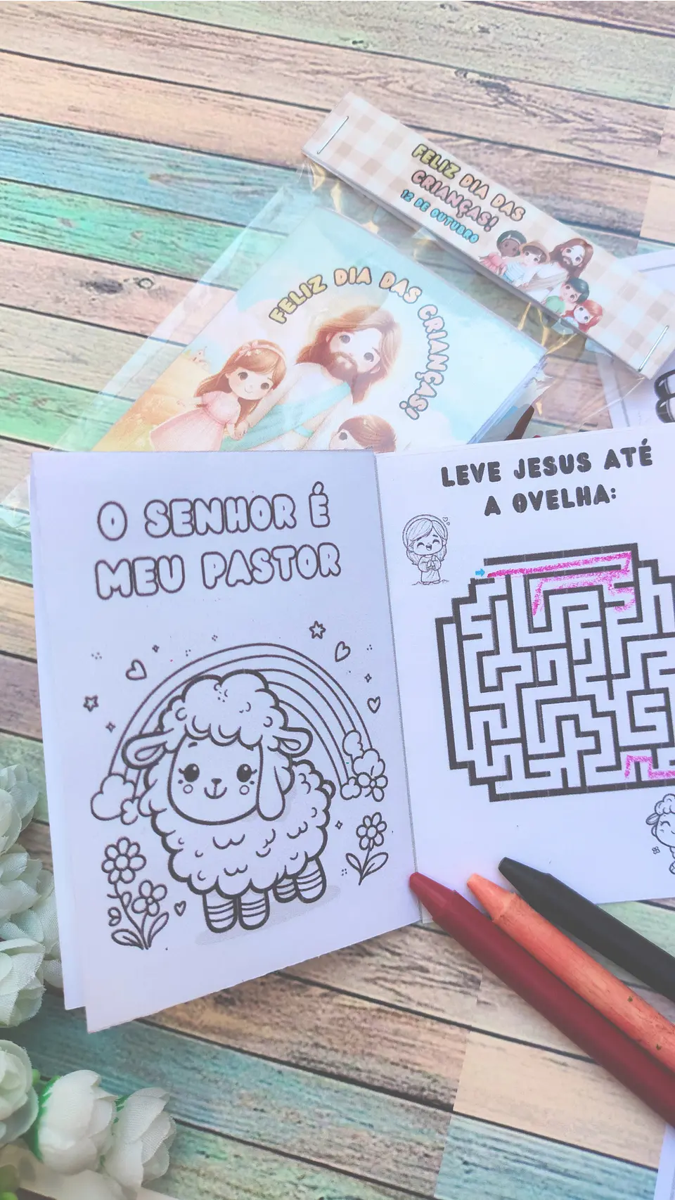 Arquivo de Corte Caderninho de Atividades - LOOPINHA 6