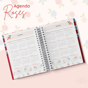 Arquivo Agendas 2025 Coleção Roses - Luminous Paper