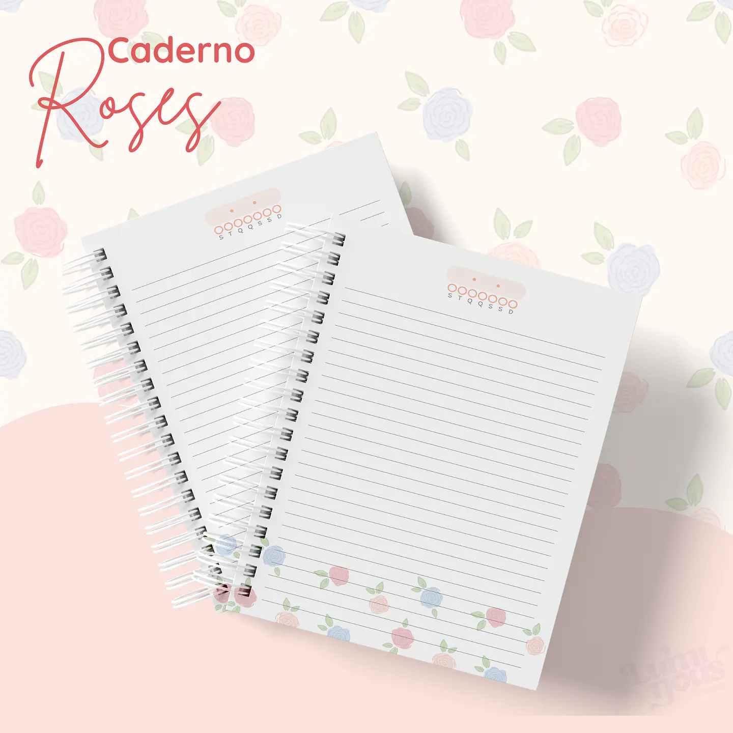 Arquivo Agendas 2025 Coleção Roses - Luminous Paper 11