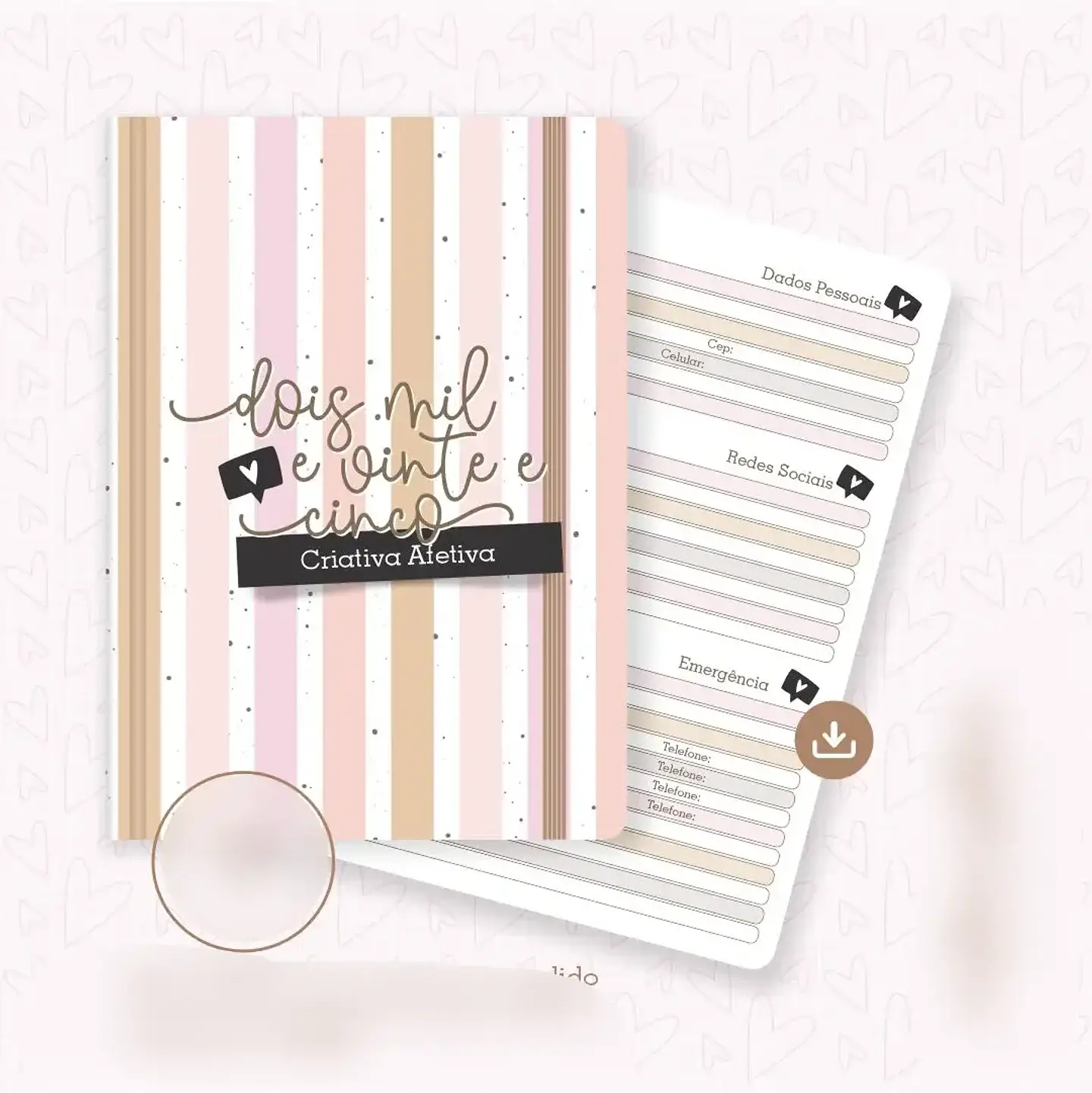 Arquivo Encadernação Coleção Momentos Agenda 2025 - CRIATIVA AFETIVA 4