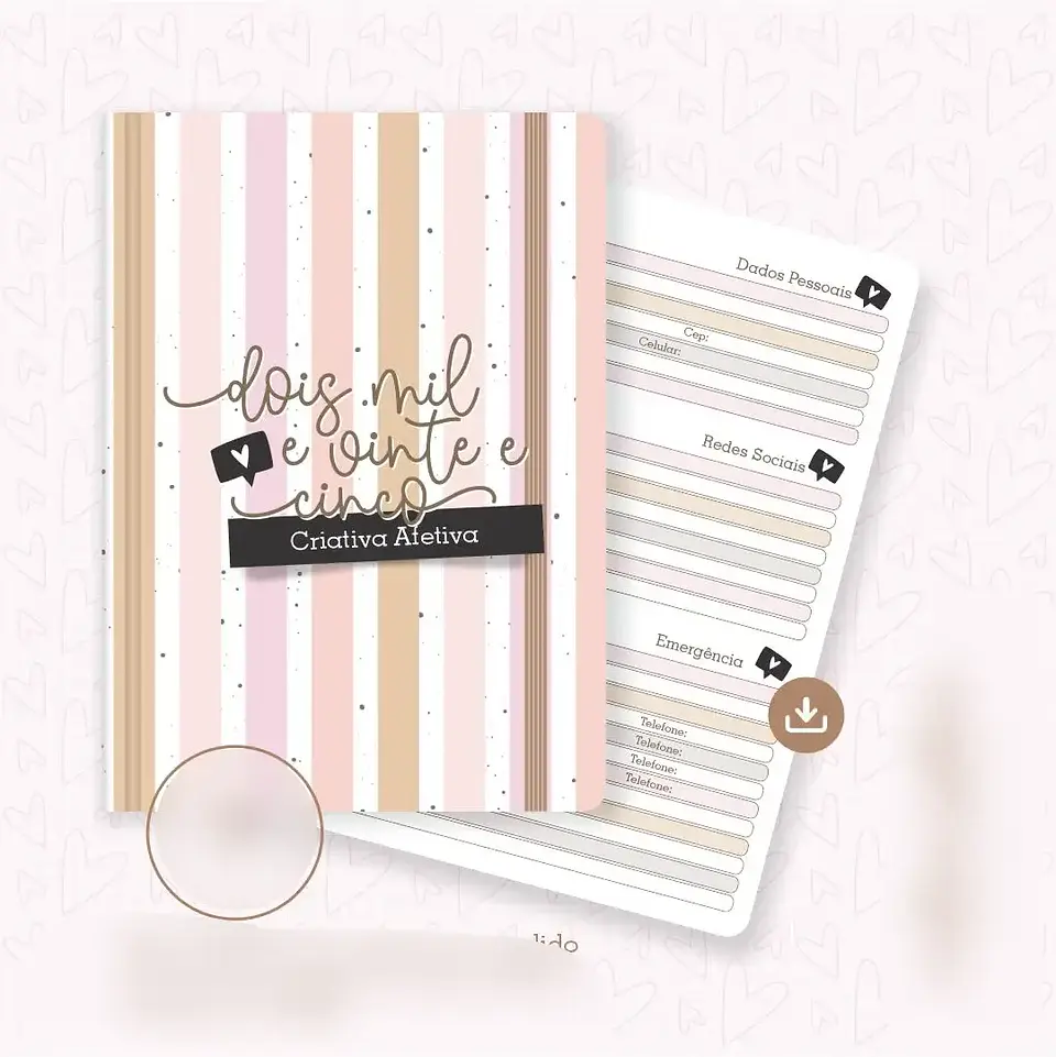 Arquivo Encadernação Coleção Momentos Agenda 2025 - CRIATIVA AFETIVA 4