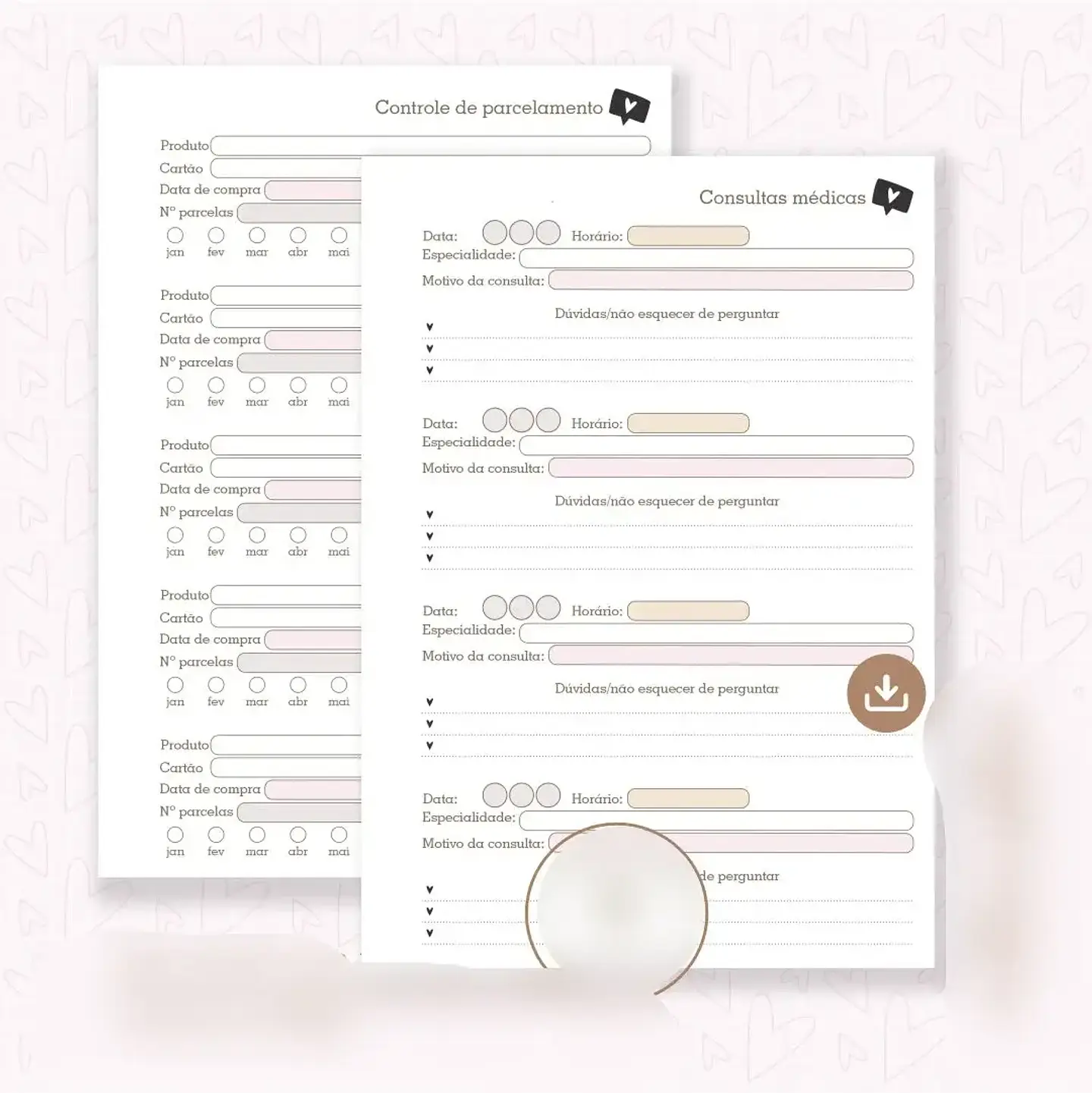 Arquivo Encadernação Coleção Momentos Planner 2025 - CRIATIVA AFETIVA 9