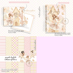 Arquivo Encadernação Baby Combo Fada Wendy -  CRIATIVA AFETIVA