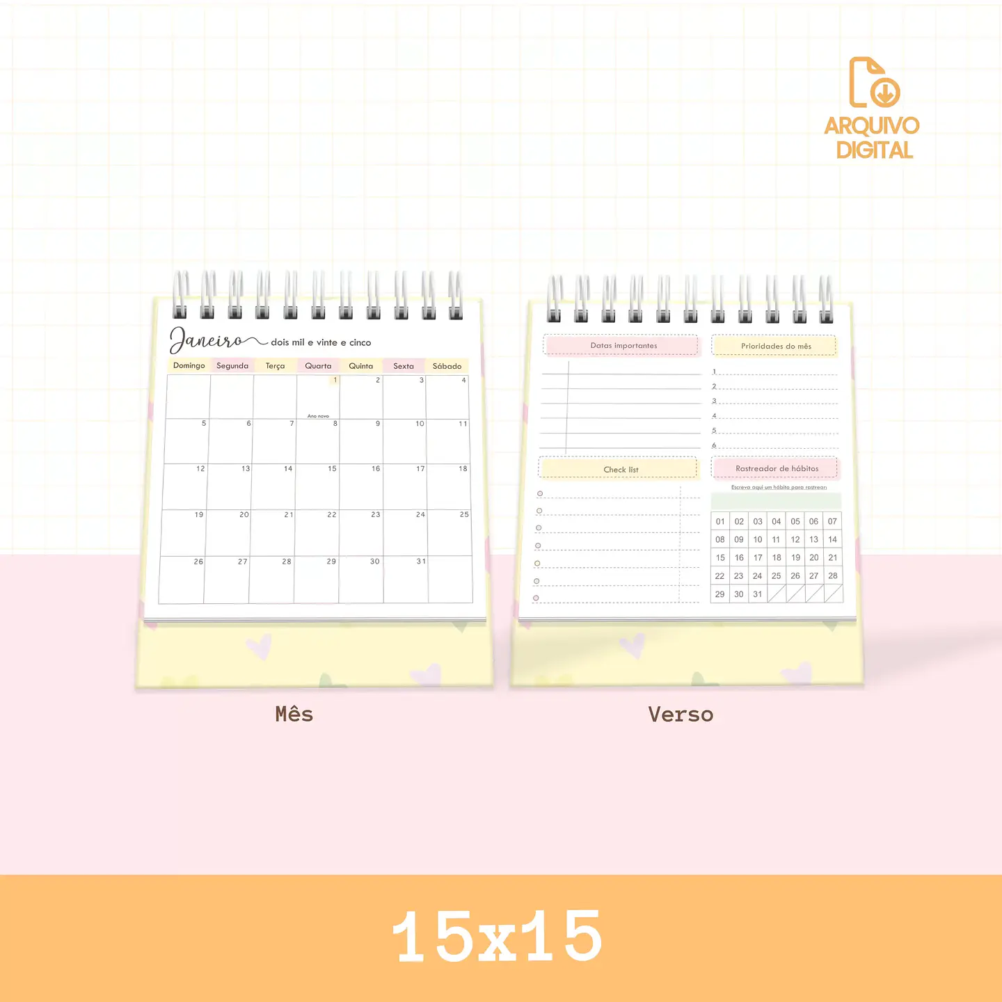 Arquivo Combo Calendários 2025 - SARA 3