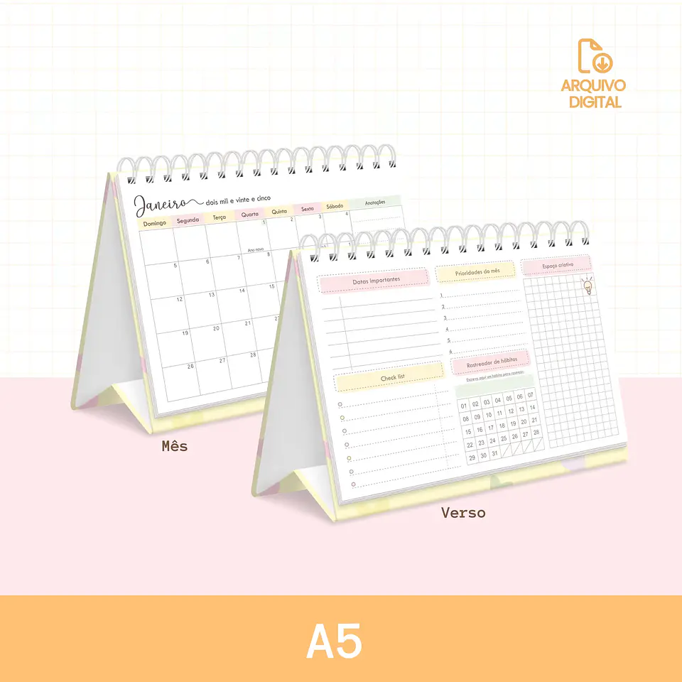Arquivo Combo Calendários 2025 - SARA 6
