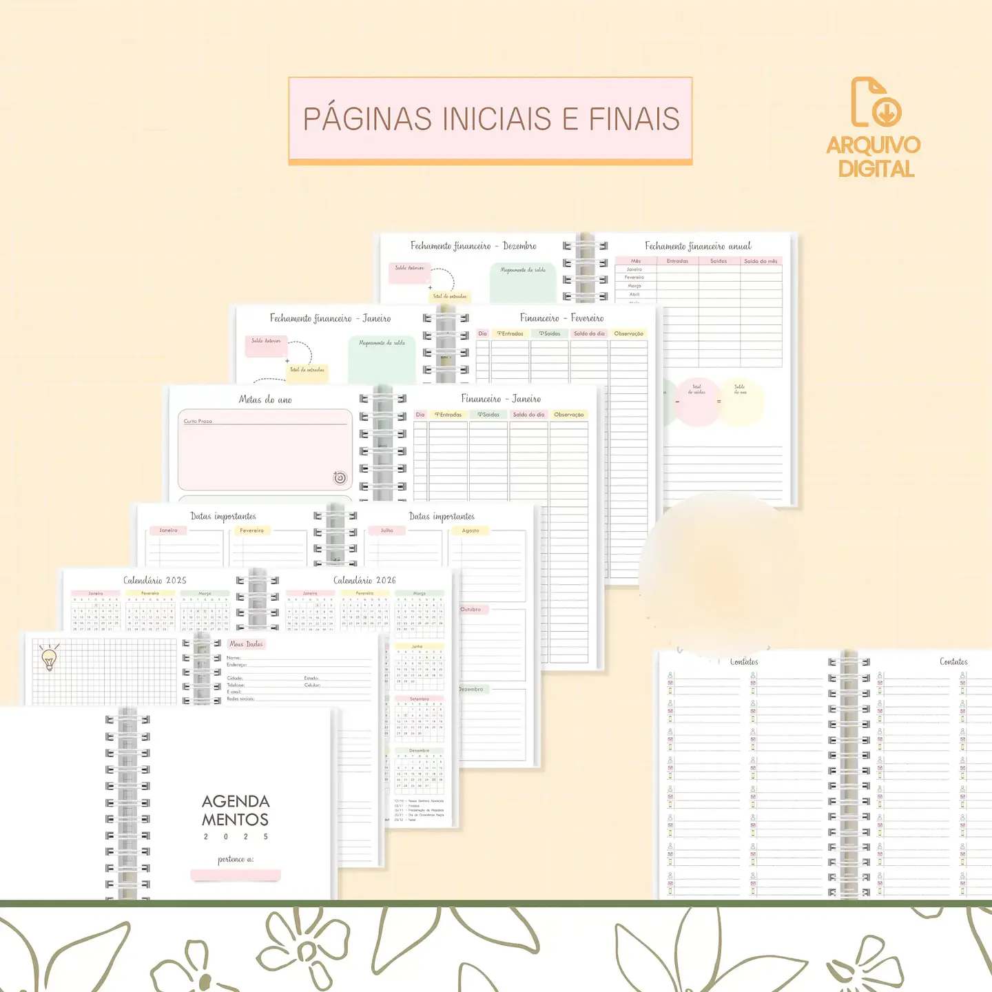 Arquivo Encadernação Agendamento Manicure 2025 - sara 3