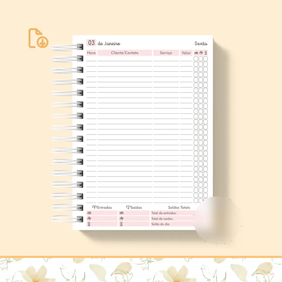 Arquivo Agendamentos 2025 – Clientes e Serviços - SARA 7