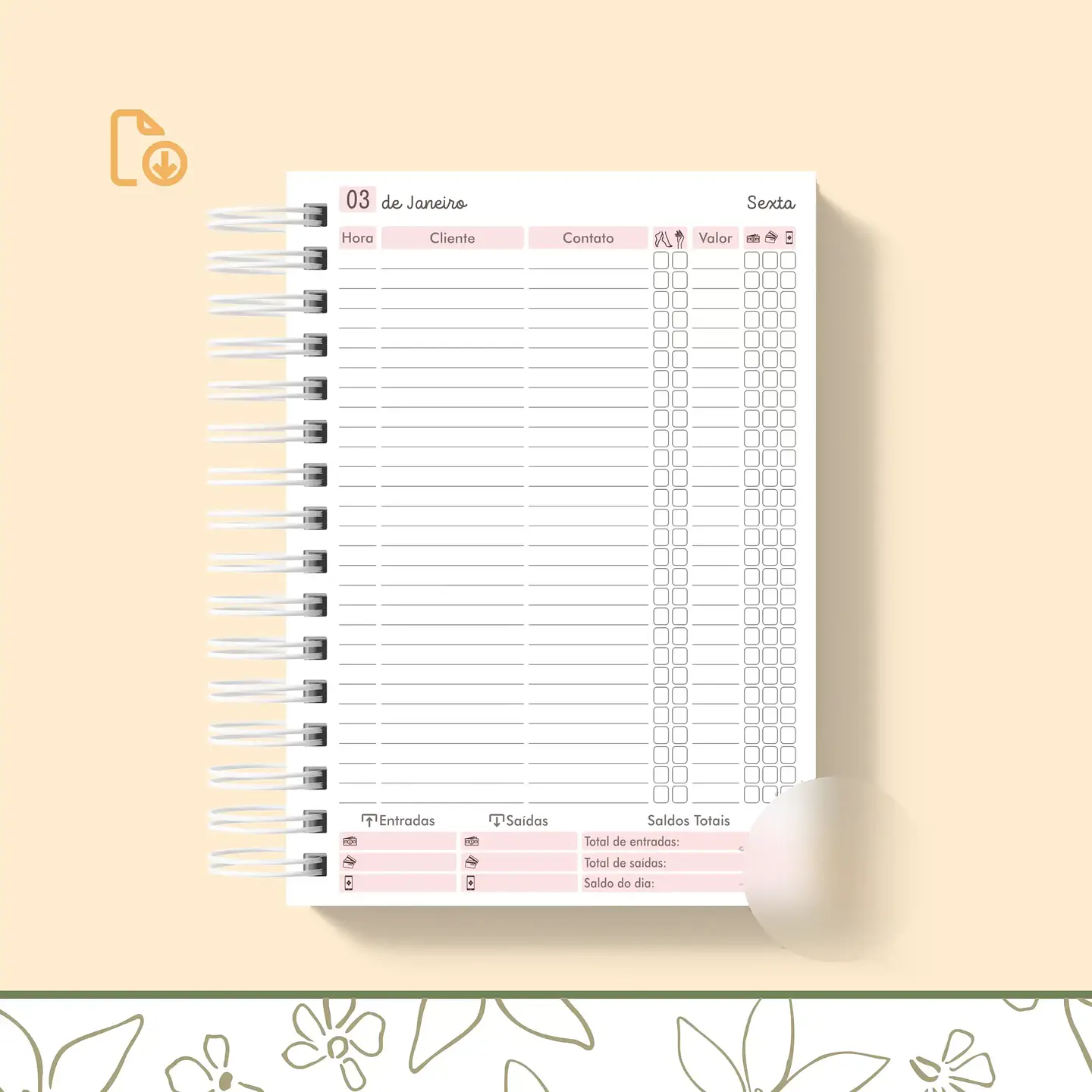 Arquivo Agendamentos 2025 – Clientes e Serviços - SARA 5