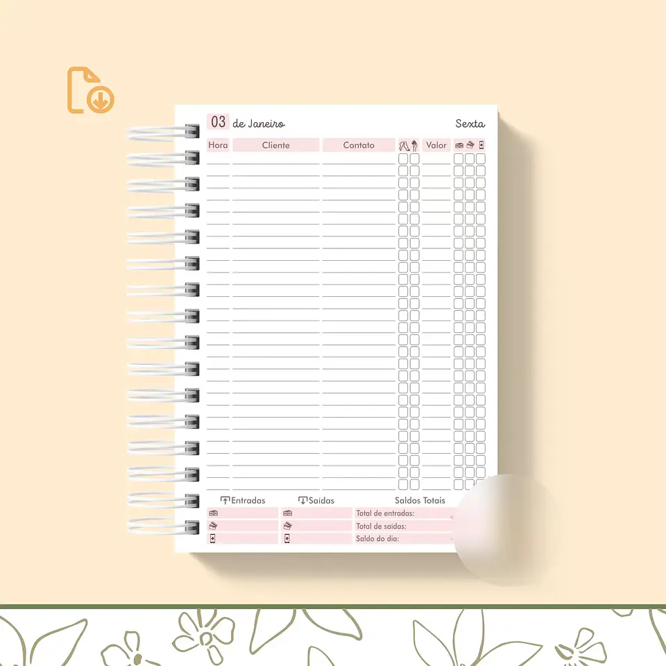 Arquivo Agendamentos 2025 – Clientes e Serviços - SARA 5