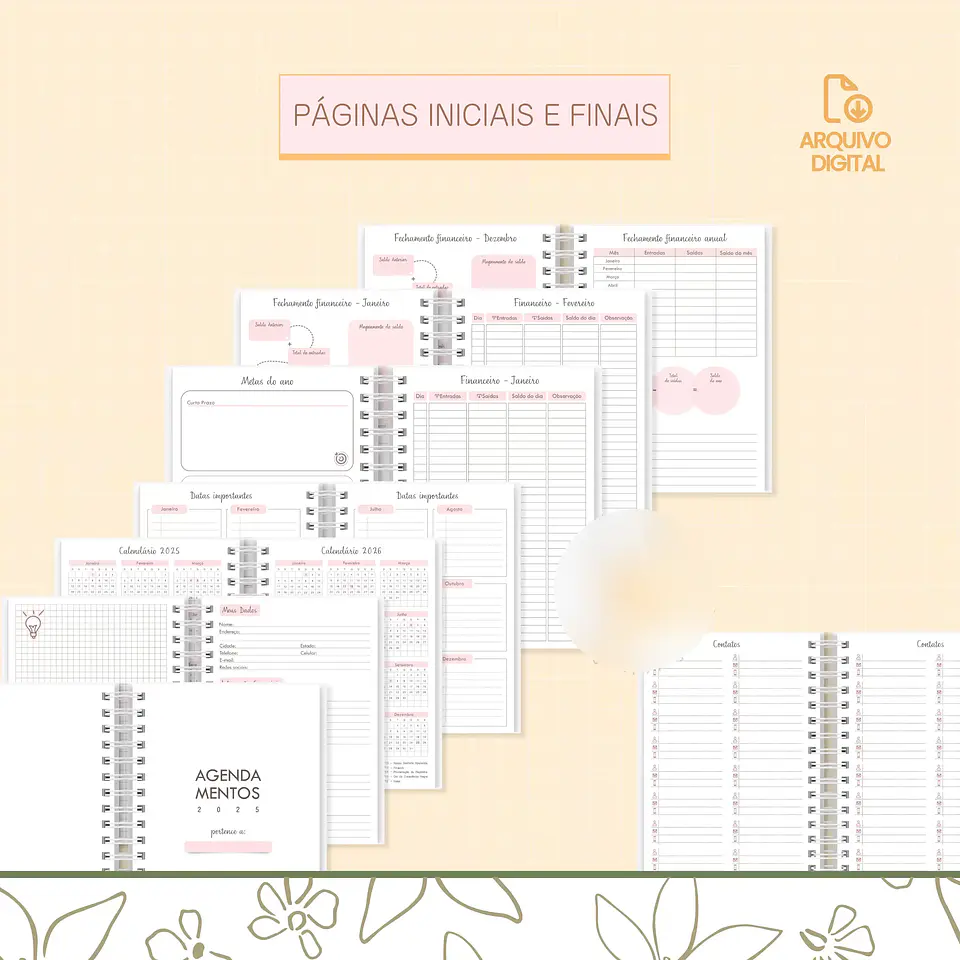 Arquivo Agendamentos 2025 – Clientes e Serviços - SARA 6