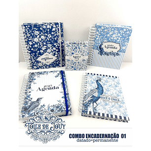Arquivo Combo Encadernação Toile de Jouy 2025 e permanente - TITA