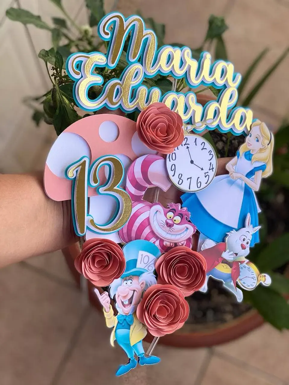 Arquivo de Corte Topo Alice no Pais das Maravilhas  1