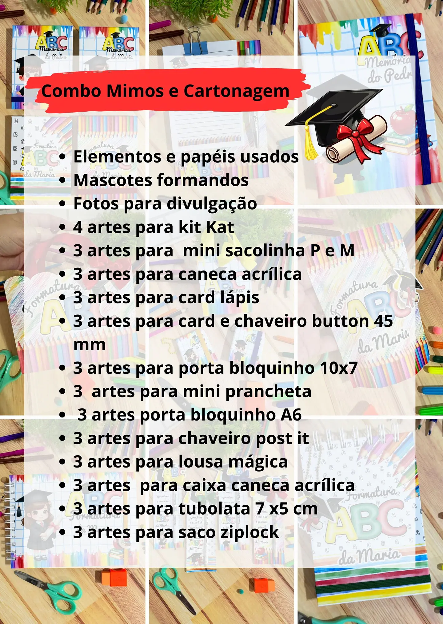 Arquivo Formatura ABC Combo Completo - GB 14
