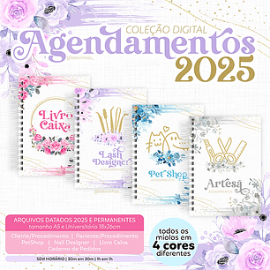 Arquivo Agendamentos Coleção 2025 - LETTERINHAS