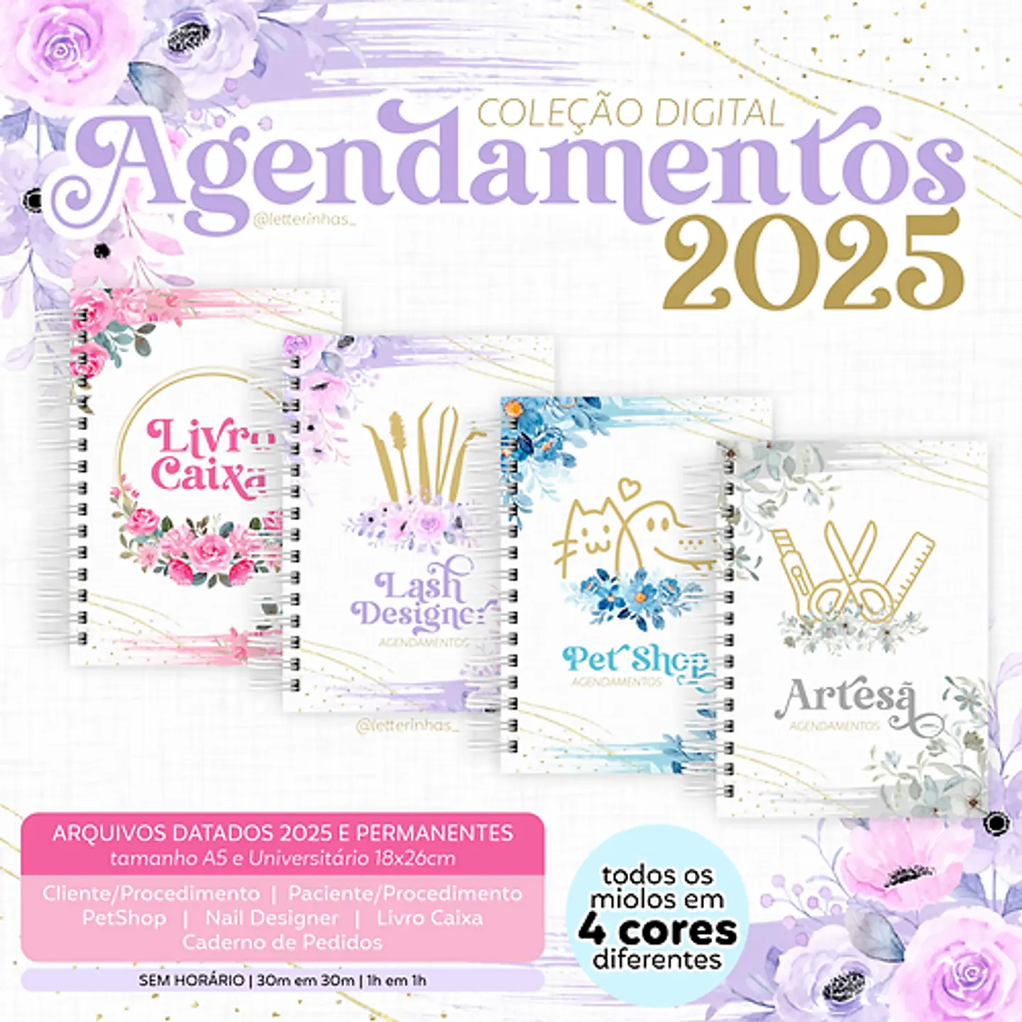 Arquivo Agendamentos Coleção 2025 - LETTERINHAS 1