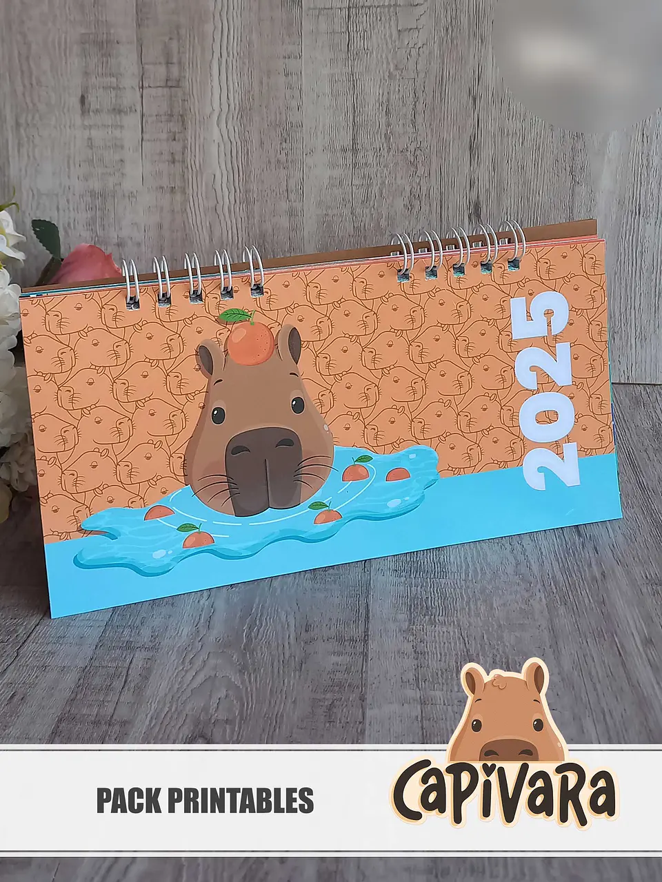Arquivo Coleção Capivara Pack Printables 5