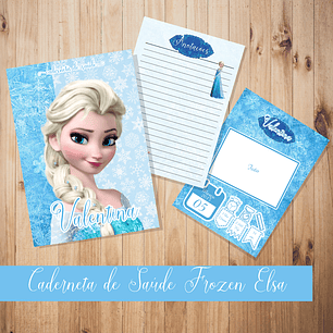 Arquivo Caderneta de Vacina Frozen Elsa