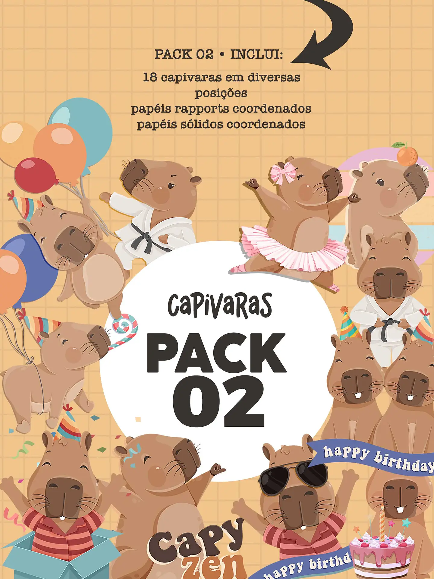 Kit Digital Capivara 6