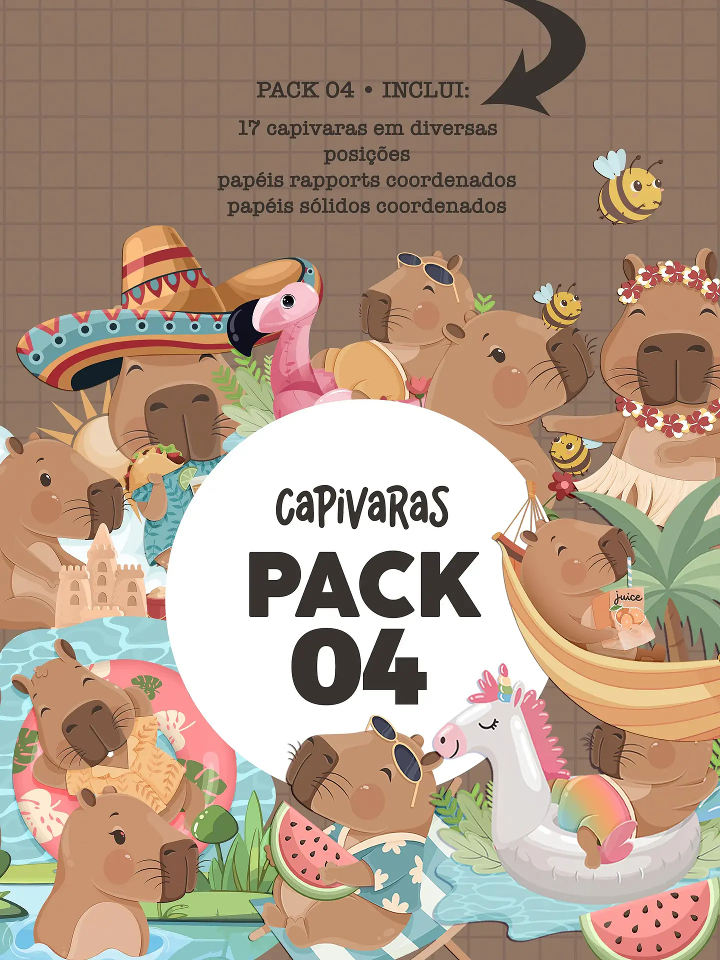 Kit Digital Capivara 8