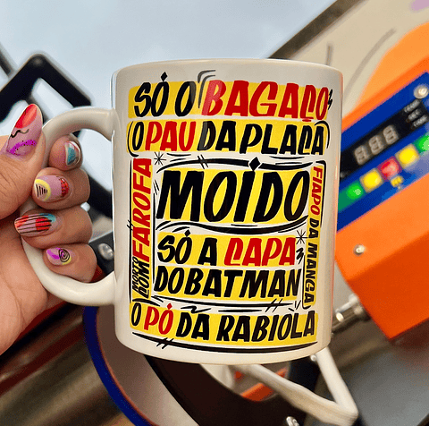 Arquivo Caneca Só o Pó - Abacaxi Sublimático