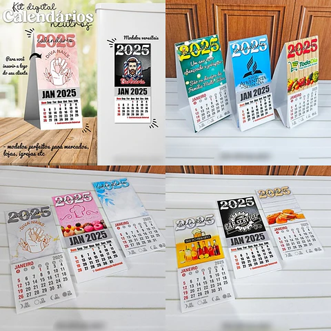 Arquivo Calendários 2025 Neutros - desenhitos da jana