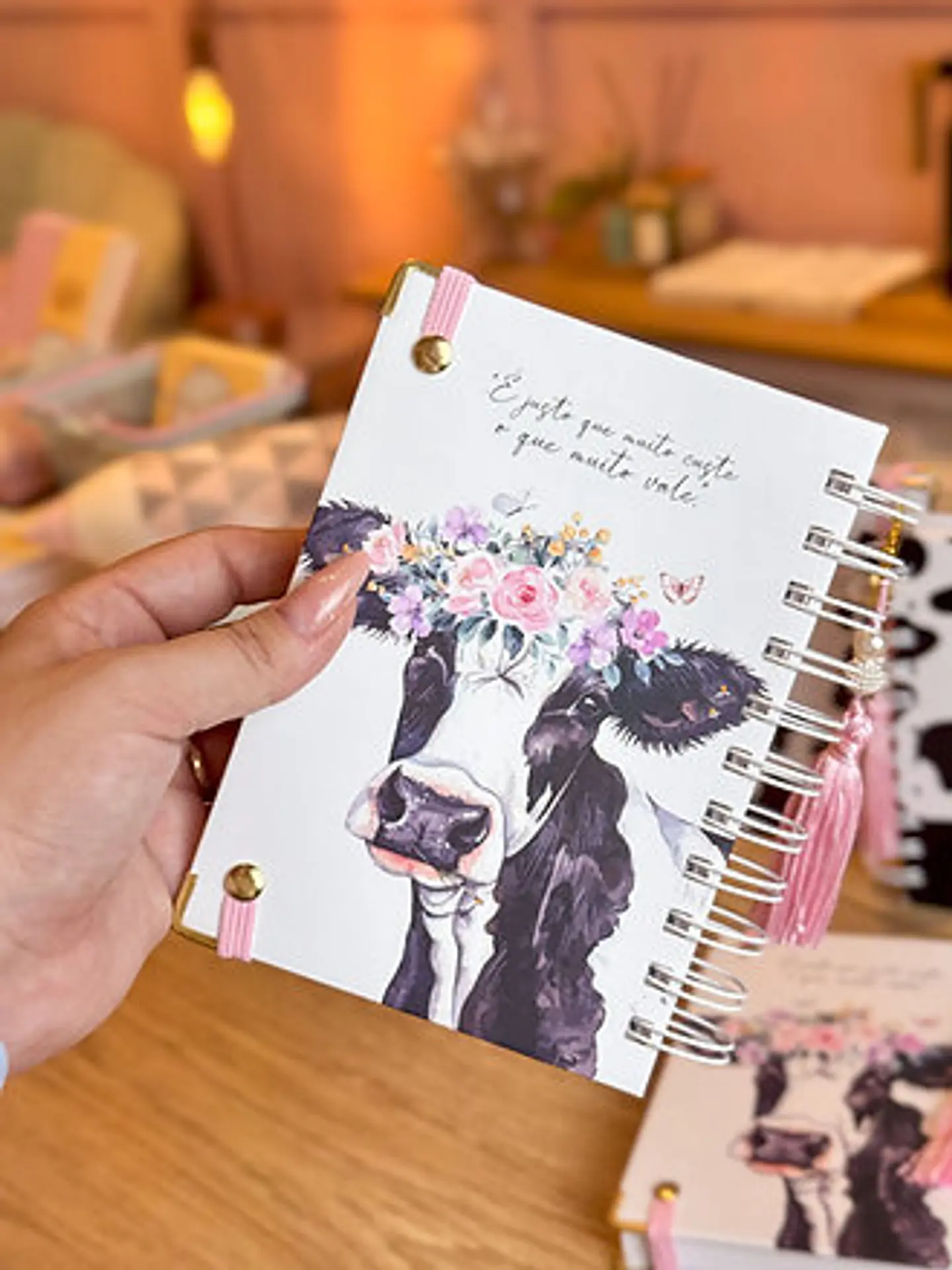 Arquivo Mini Caderno A6 Vaquinha - Studio G19 5