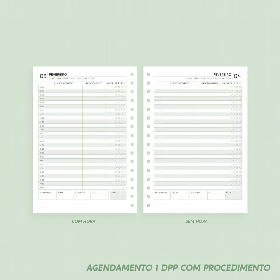 Arquivo Miolos Super Combo Agendamentos DATADO 2025 e PERMANENTE - Nilmara 30
