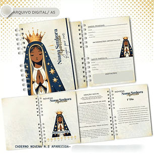 Arquivo Caderno Novena Nossa Senhora Aparecida 