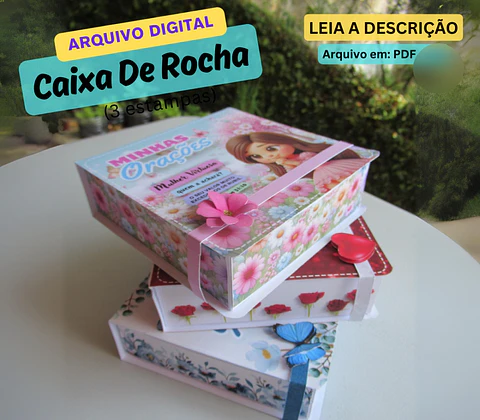 Arquivo Caixa de Promessas - 3 estampas