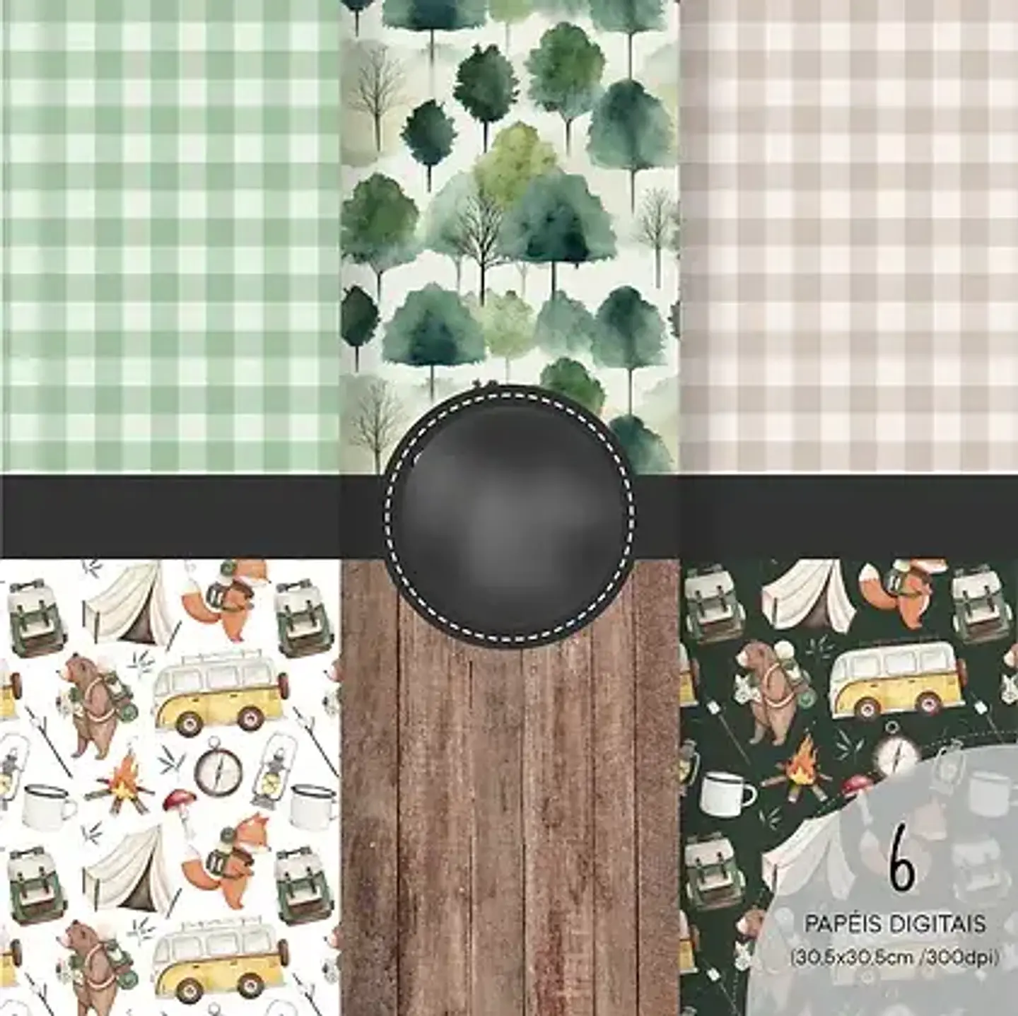 Kit Digital Acampamento Aquarela - ESTUDIO 812 2