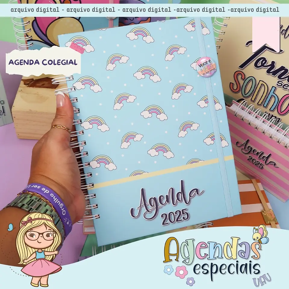 Arquivo Agendas Especiais 2025 Coleção UAU - Mimos Personalizados 2