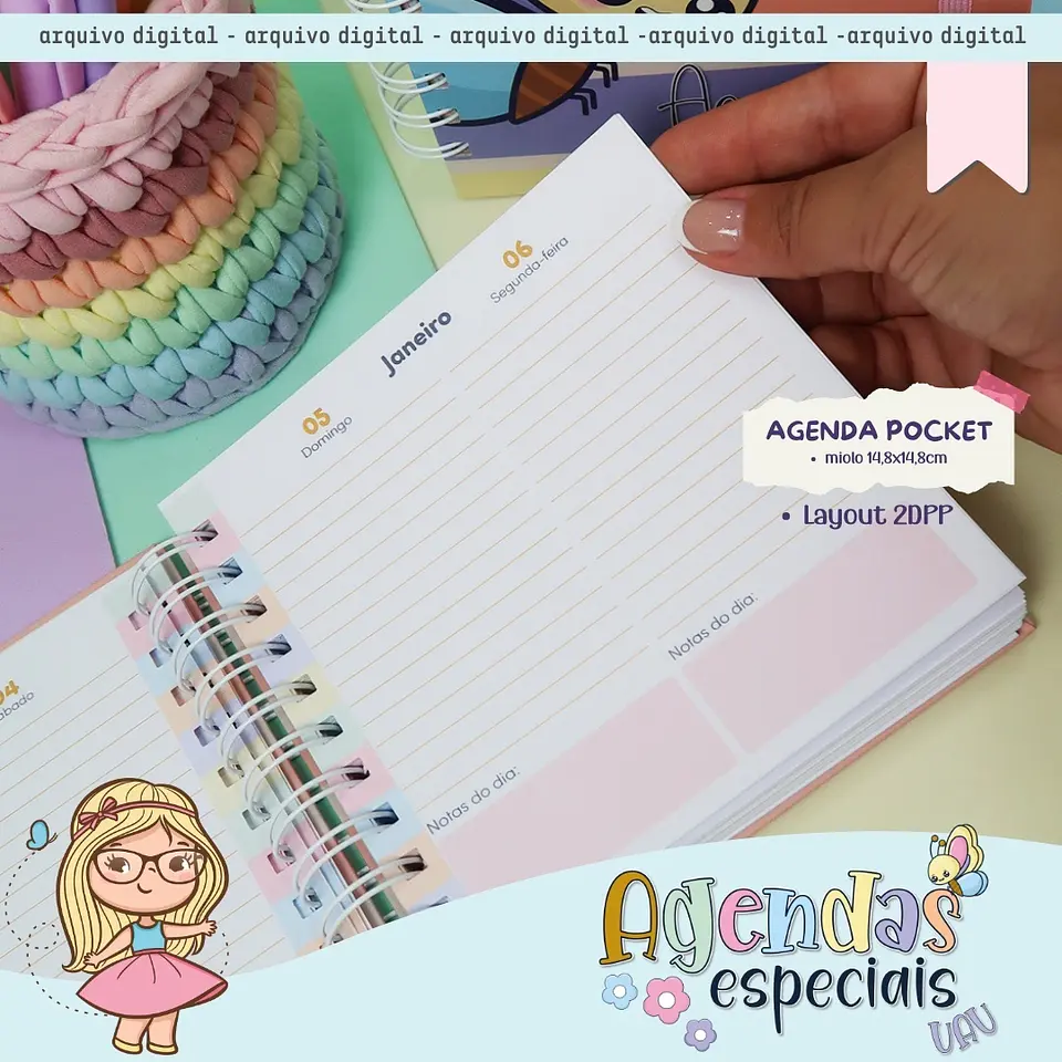 Arquivo Agendas Especiais 2025 Coleção UAU - Mimos Personalizados 5