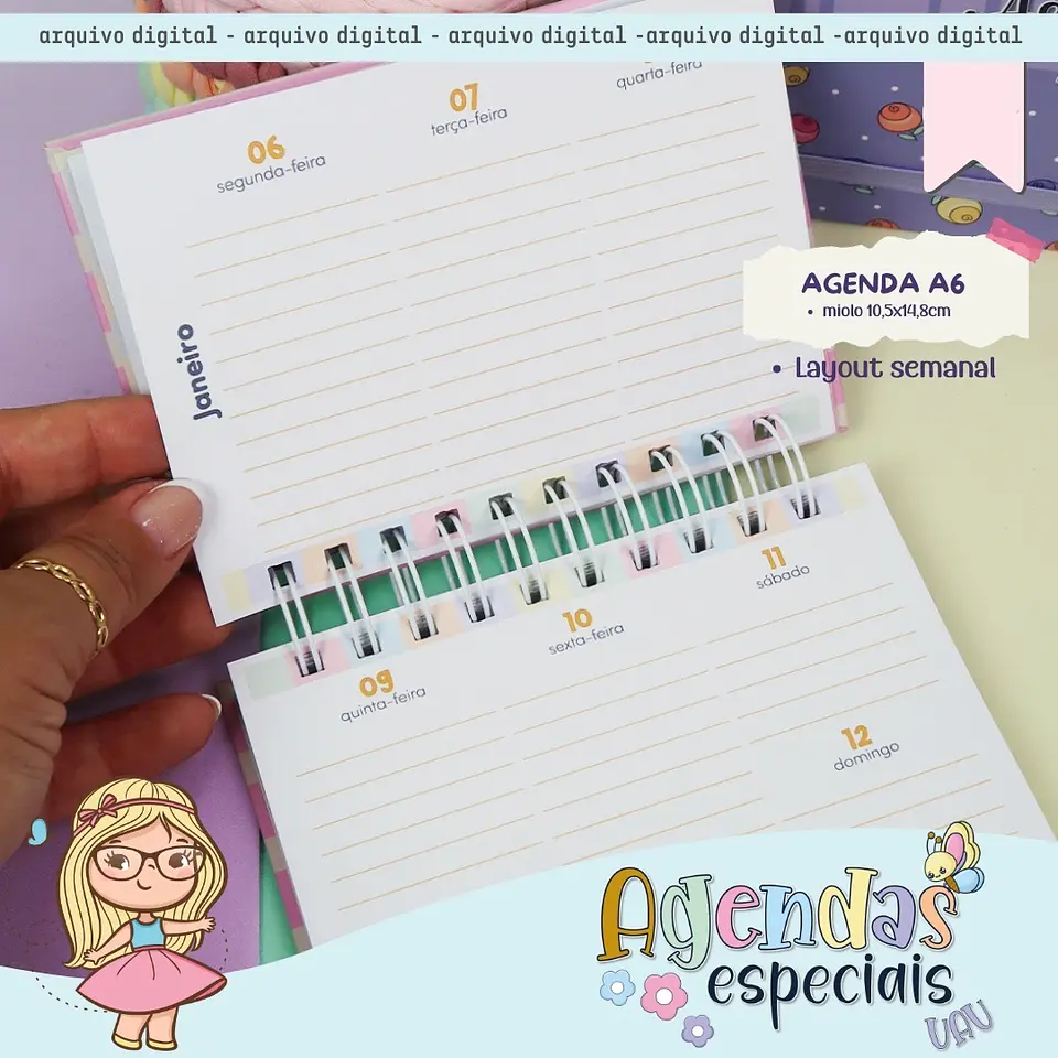 Arquivo Agendas Especiais 2025 Coleção UAU - Mimos Personalizados 7