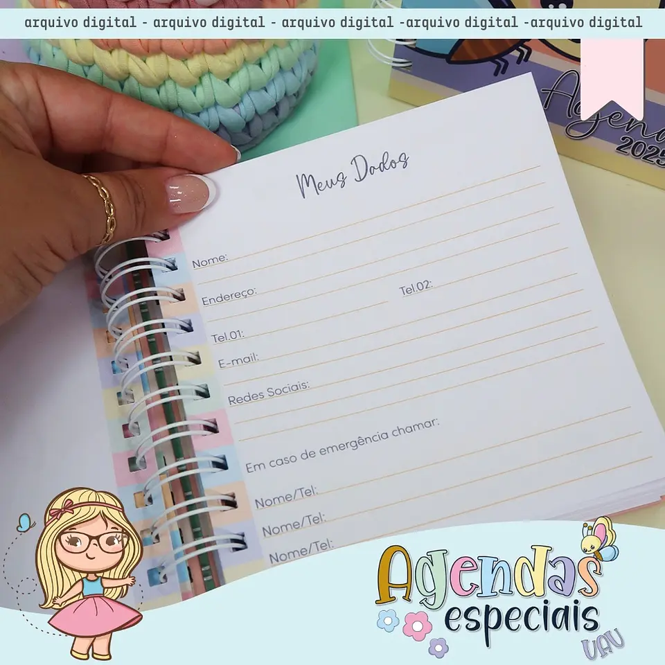 Arquivo Agendas Especiais 2025 Coleção UAU - Mimos Personalizados 10