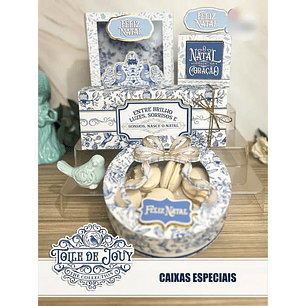 Arquivo Natal Combo Caixas Especiais Toile de Jouy - Tita