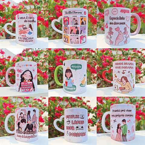 Arquivo Canecas Dorama em Desenho - home cat