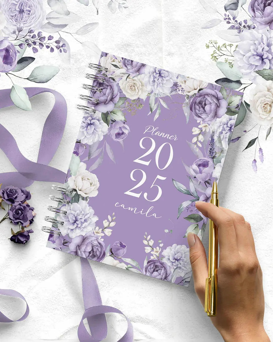 Arquivo Planner 2025 Coleção Violeta - Bicho Papel 7