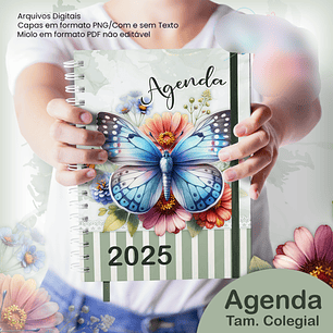 Arquivo Agenda Colegial Borboleta Floral 2025 - jana bicalho