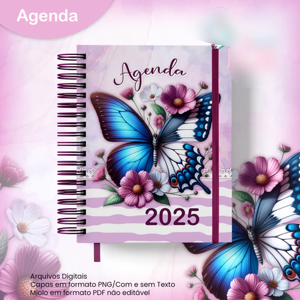 Arquivo Agenda Borboleta Floral Rosa 2025 - jana bicalho 1