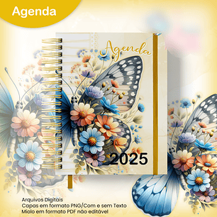Arquivo Agenda Borboleta Floral 2025 - jana bicalho