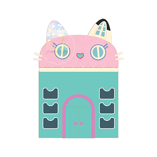 Arquivo de Corte Topo Casa Mágica da Gabby