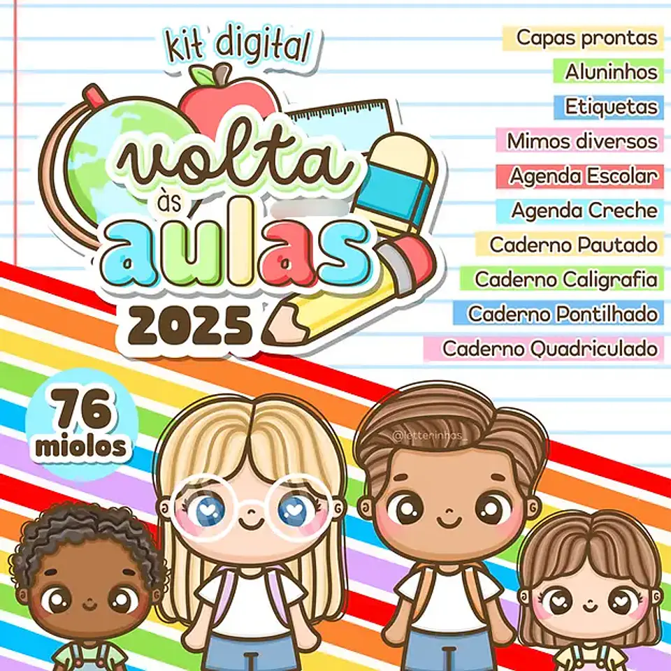 Arquivo Volta as aulas 2025 Completo - Letterinhas 1