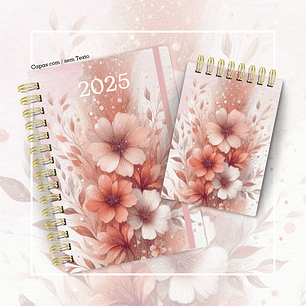 Arquivo Agenda Versículos 2025 Floral 2DPP - Cute Corte