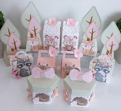 Arquivo de Corte Bosque Aquarela