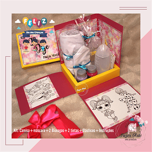 Arquivo de Corte kit tie dye dia das crianças