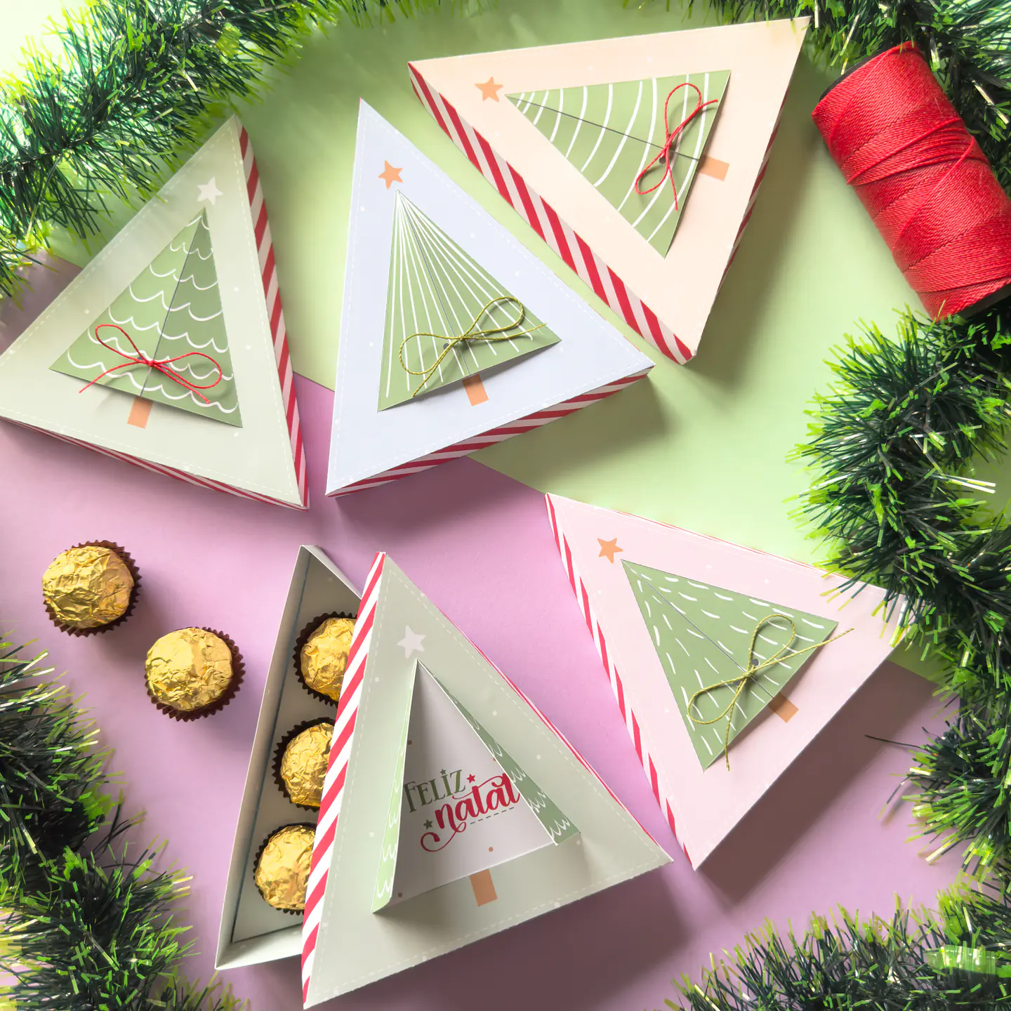 Arquivo Caixa Arvore de Natal Doces - Tudo pra Papelaria 1