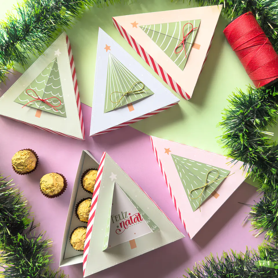 Arquivo Caixa Arvore de Natal Doces - Tudo pra Papelaria 1