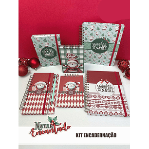 Arquivo Natal Combo Encadernação - Tita